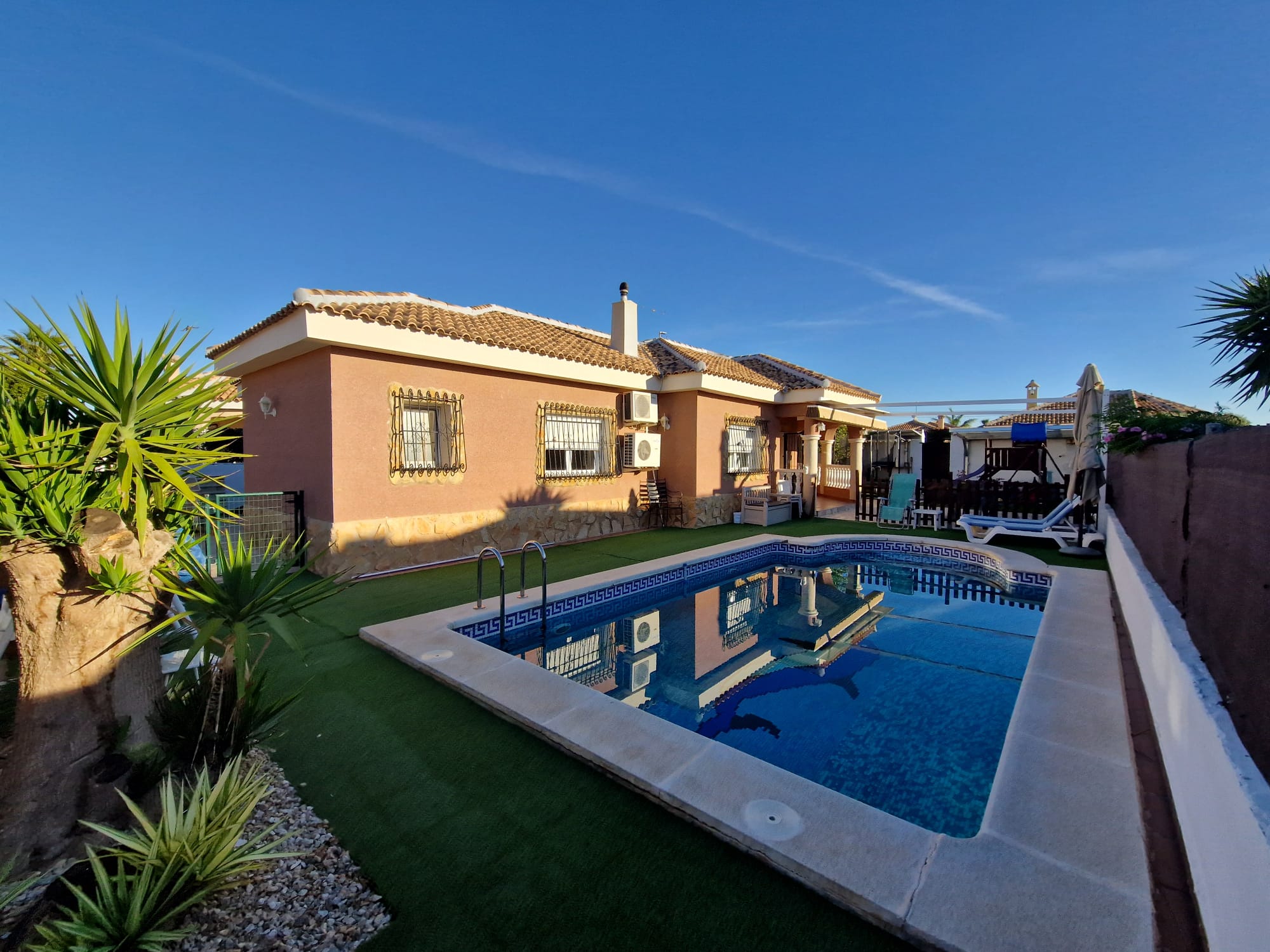 4 Bed 2 Bath Detached South-facing Villa with Private Pool – Lo Santiago – Murcia