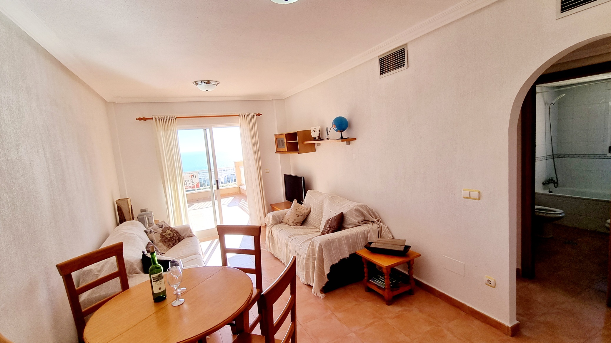 3 Bed 1 Bath Penthouse Apartment For Sale With Amazing Sea Views – Mojacar Almeria