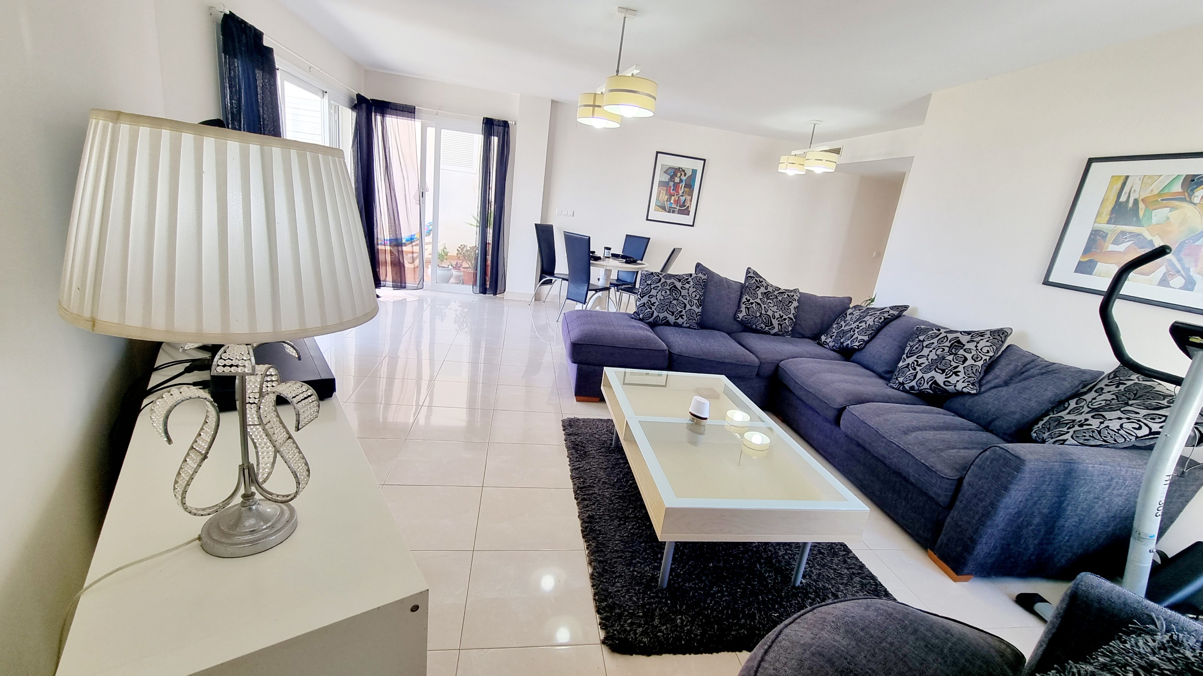 2 bed 2 bath apartment with amazing sea views and large private solarium – Mojacar Almeria