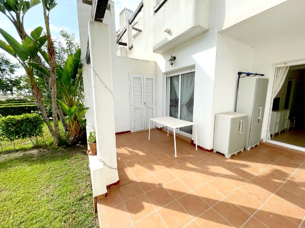 Ground floor 2 bed 2 bath golf front apartment with large garden – Terrazas De La Torre Golf Resort – Murcia