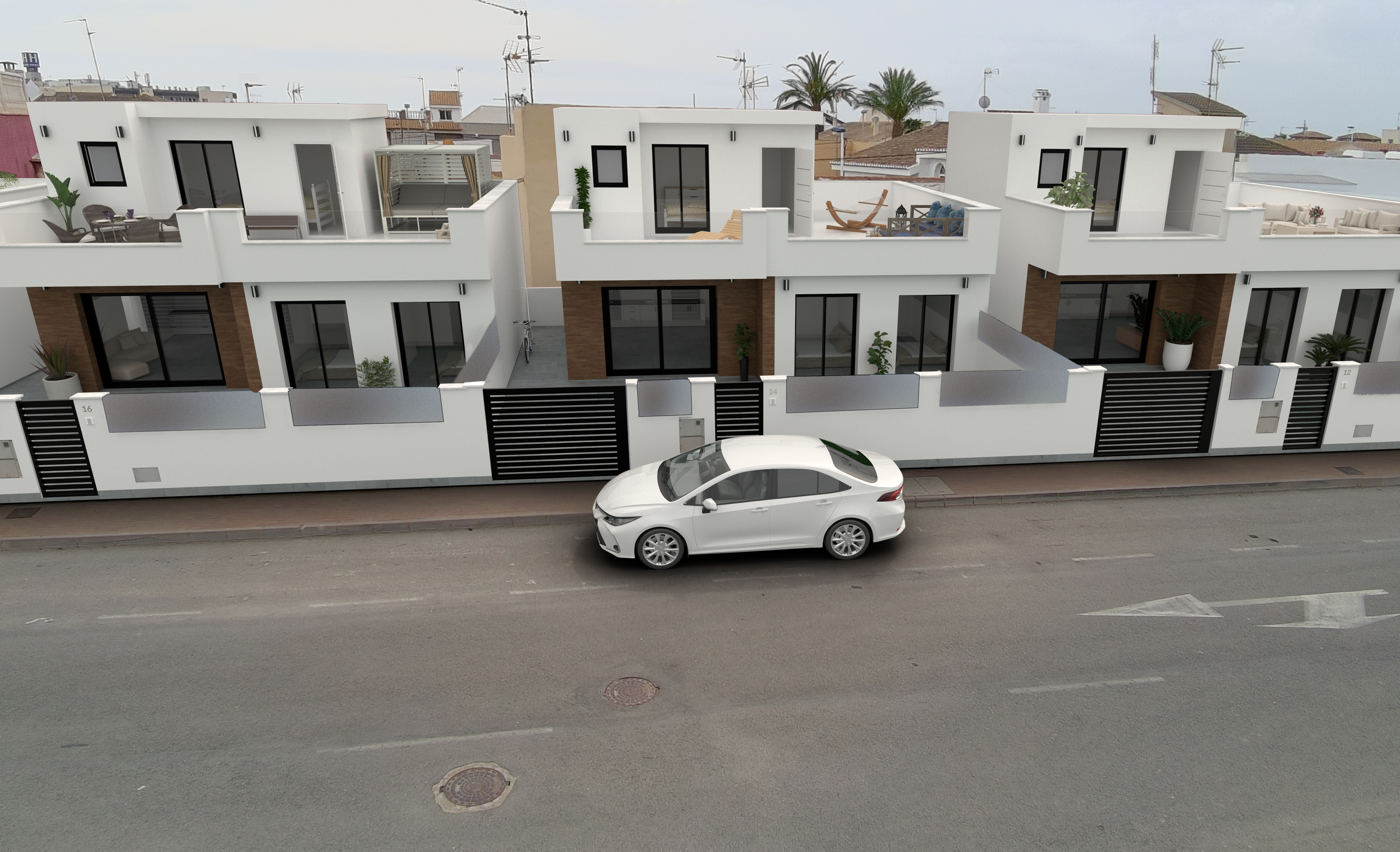 3 Bed, 3 Bath New Build Villas For Sale – San Pedro del Pinatar, Murcia