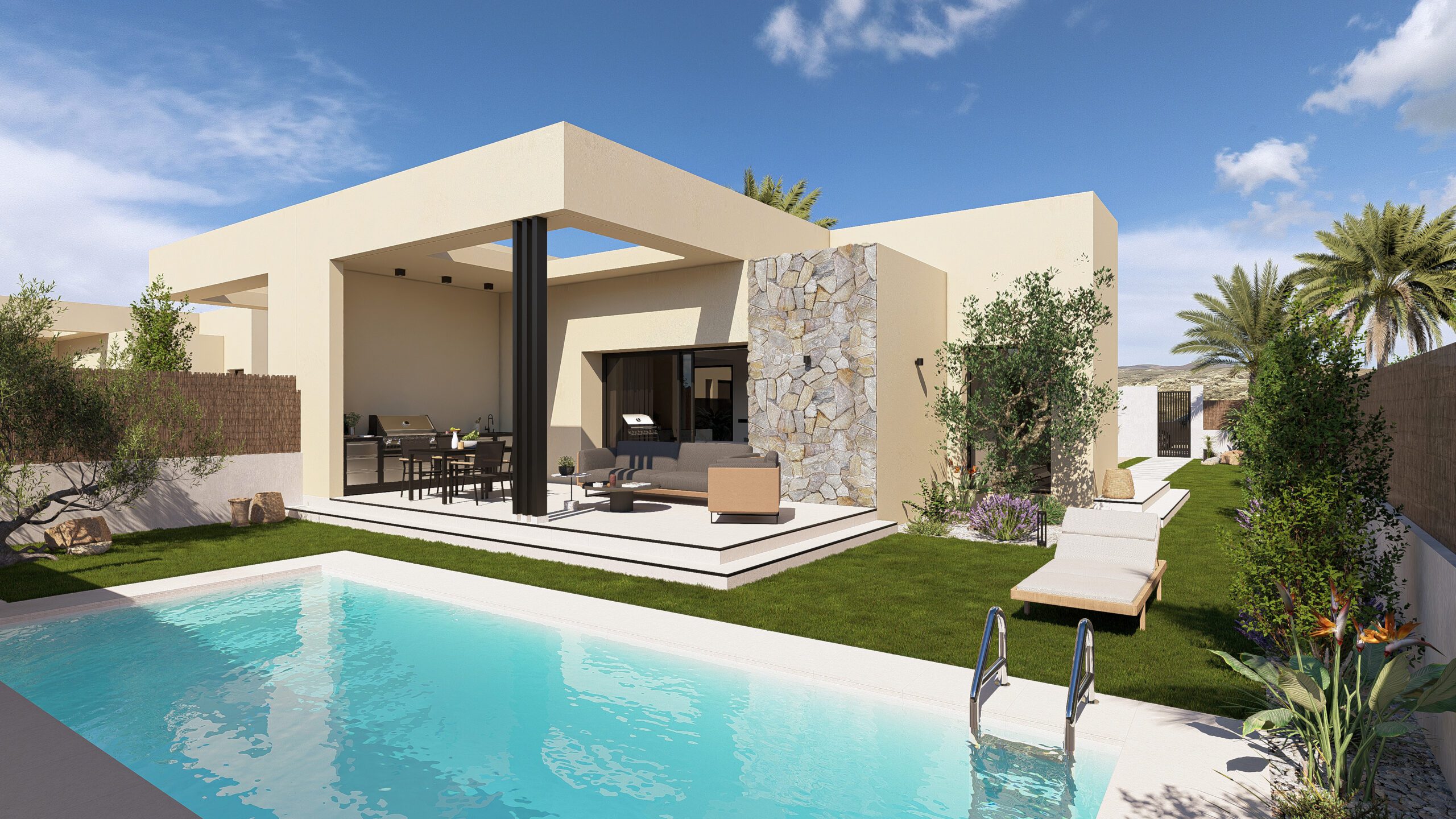 2 Bed, 2 Bath Luxury Villas – Altaona Golf and Country Village, Murcia