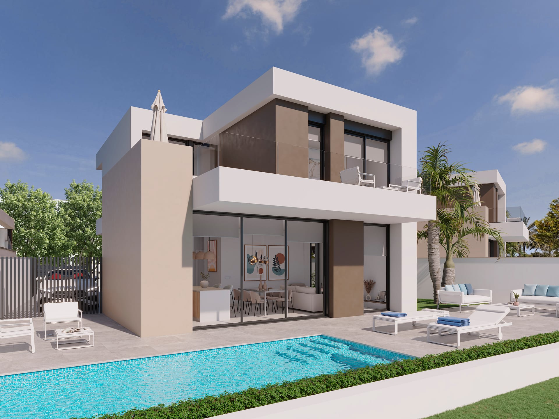 Brand New Frontline Golf Villas For Sale – Roda Golf & Beach Resort, Murcia
