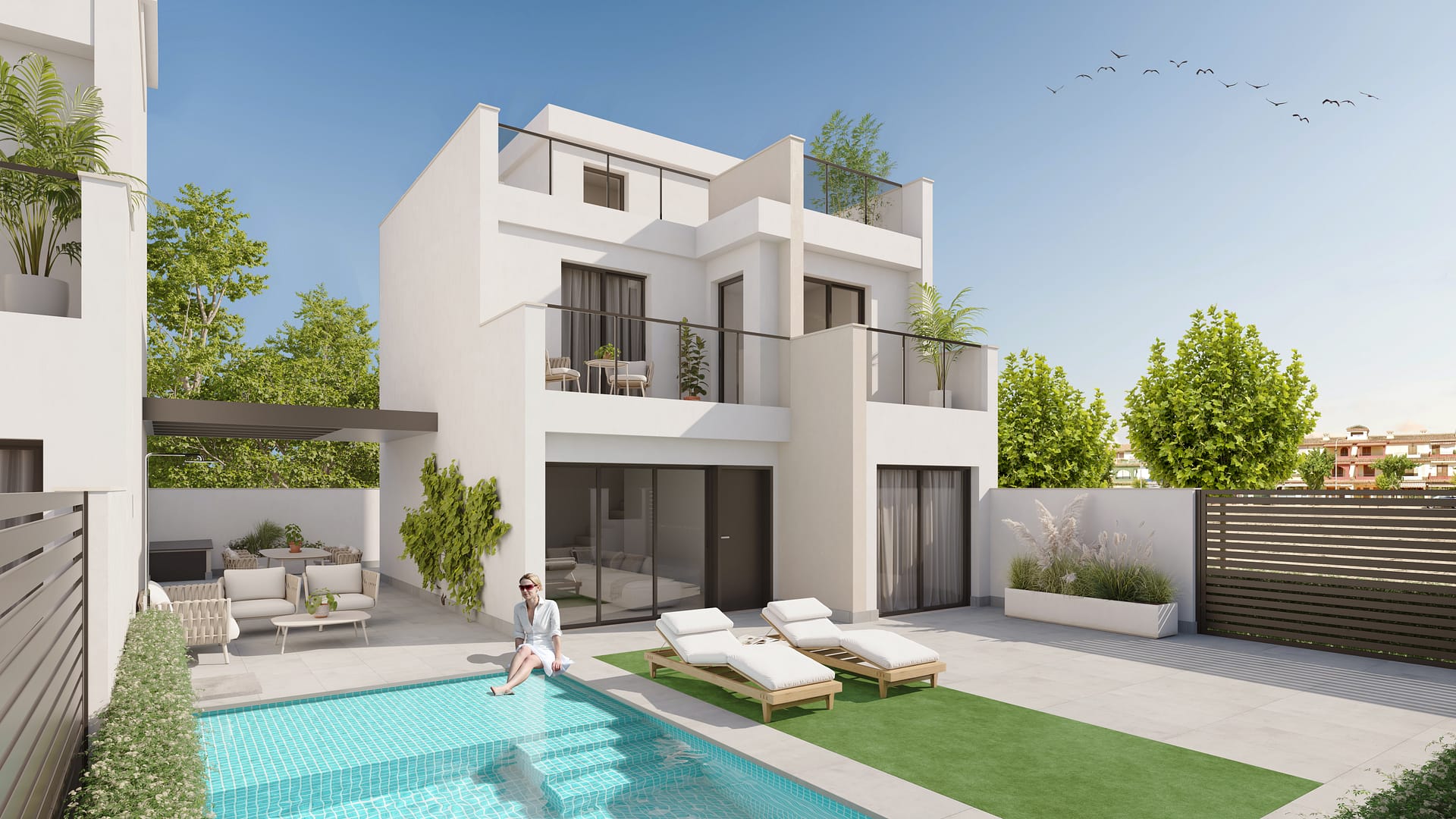 Luxury Beach Villas for Sale in Los Alcazares â 100m from the Beach
