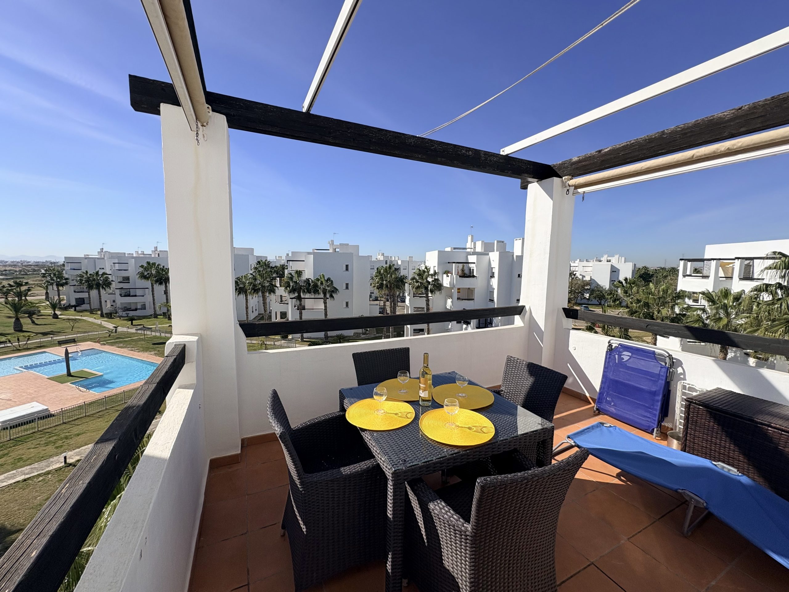 2 Bed, 1 Bath Penthouse For Summer Rent – Terrazas de la Torre Golf Resort, Murcia
