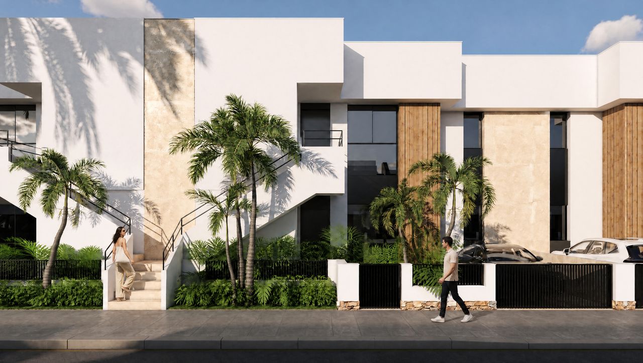 3 Bedroom 2 Bathroom for Sale at Lake View Residential, Condado de Alhama â Private Garden